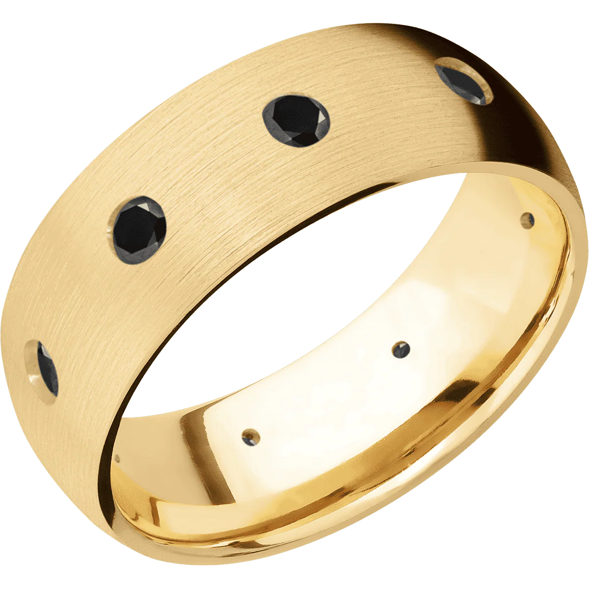 10K Yellow Gold + Satin Finish - Image 2