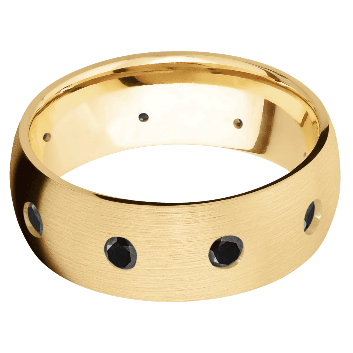 10K Yellow Gold + Satin Finish - Image 3