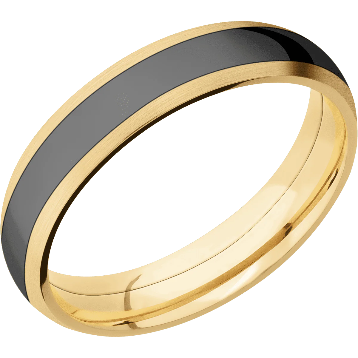 10K Yellow Gold + Satin Finish - Image 2