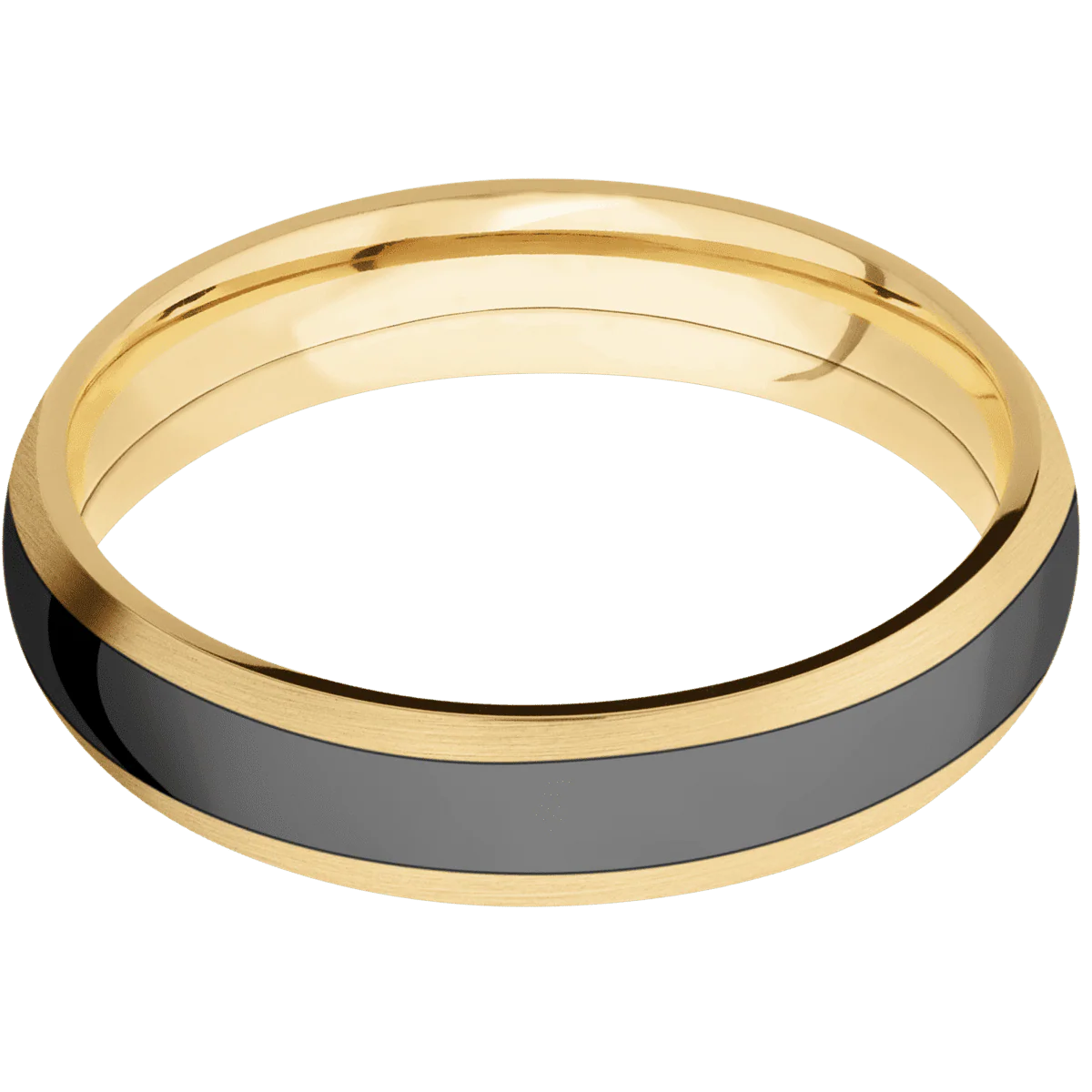 10K Yellow Gold + Satin Finish - Image 3