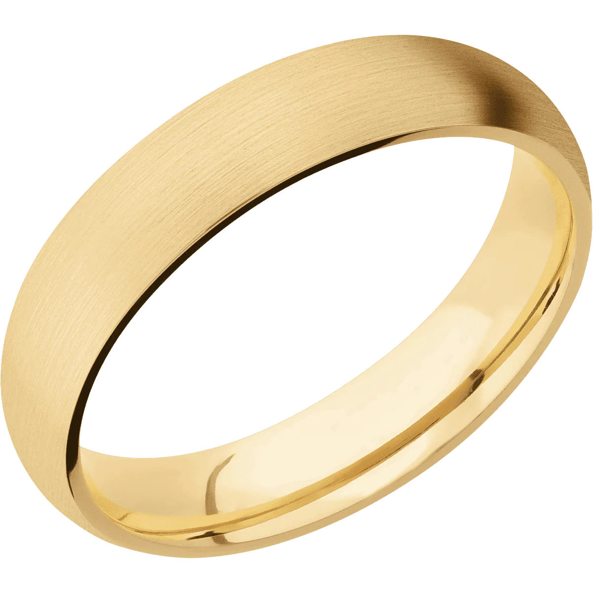 10K Yellow Gold + Satin Finish - Image 2