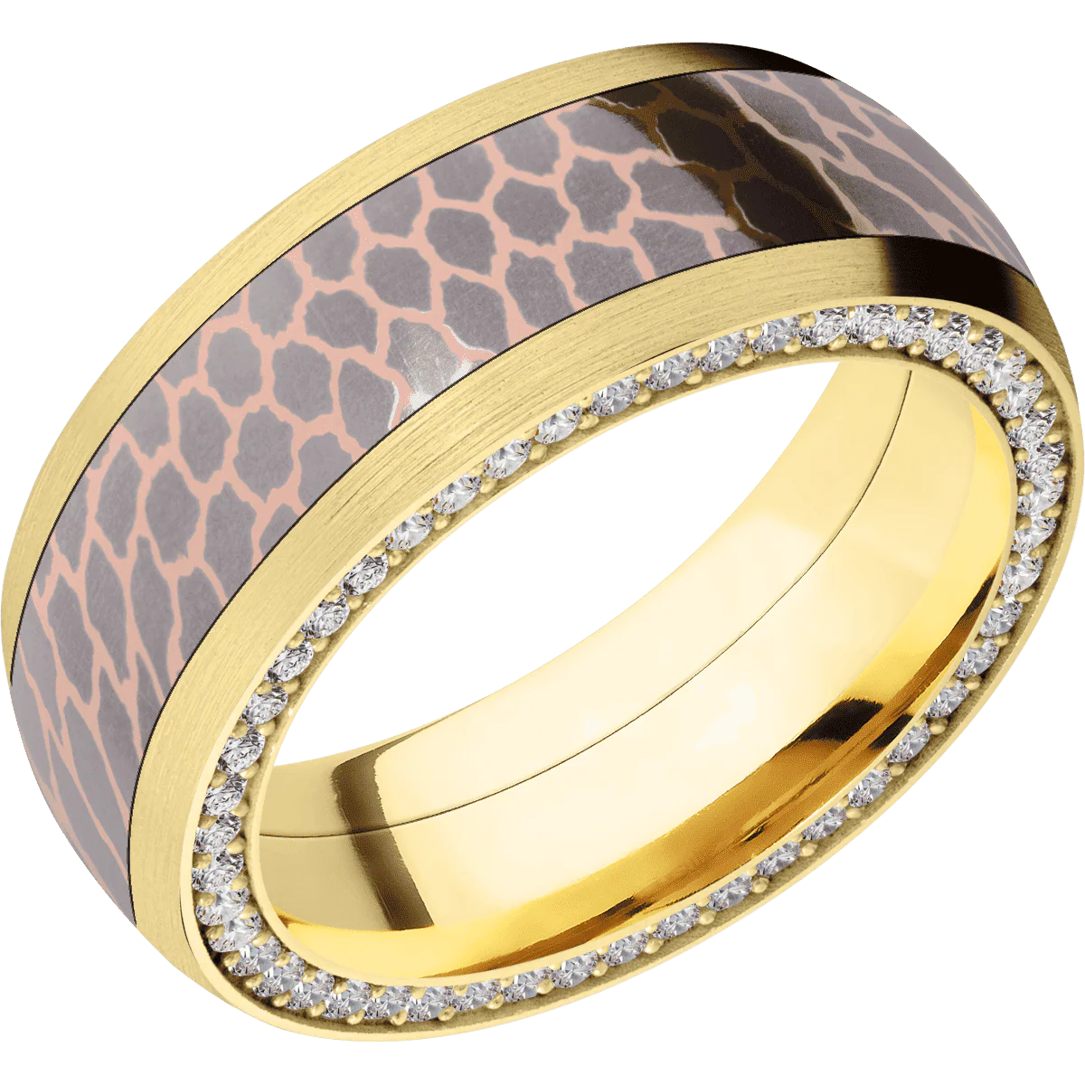 10K Yellow Gold + Satin Finish - Image 2