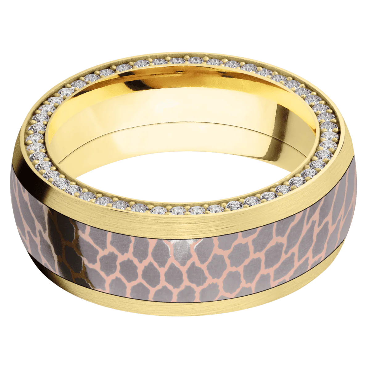 10K Yellow Gold + Satin Finish - Image 3
