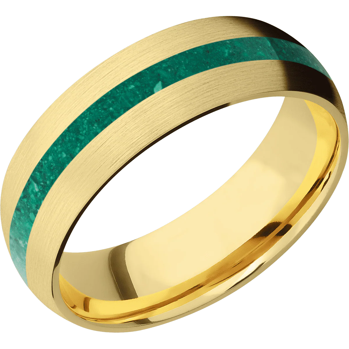 10K Yellow Gold + Satin Finish - Image 2