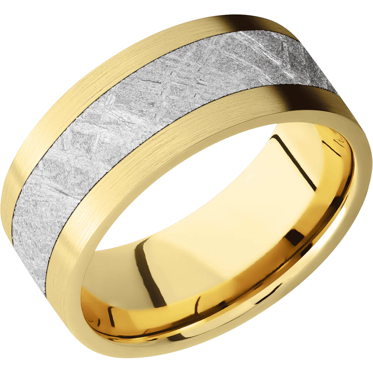 10K Yellow Gold + Satin Finish - Image 2