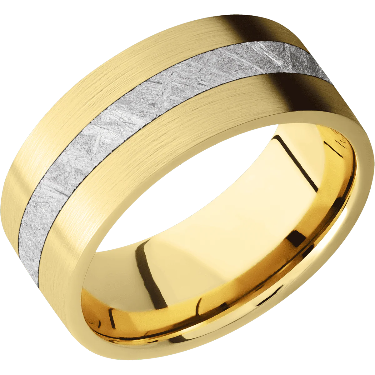 10K Yellow Gold + Satin Finish - Image 2
