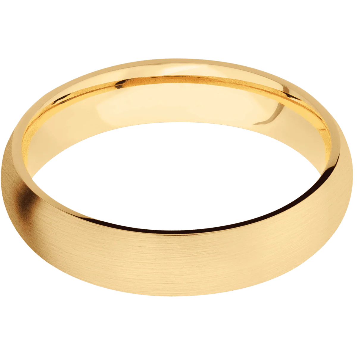 10K Yellow Gold + Satin Finish - Image 3