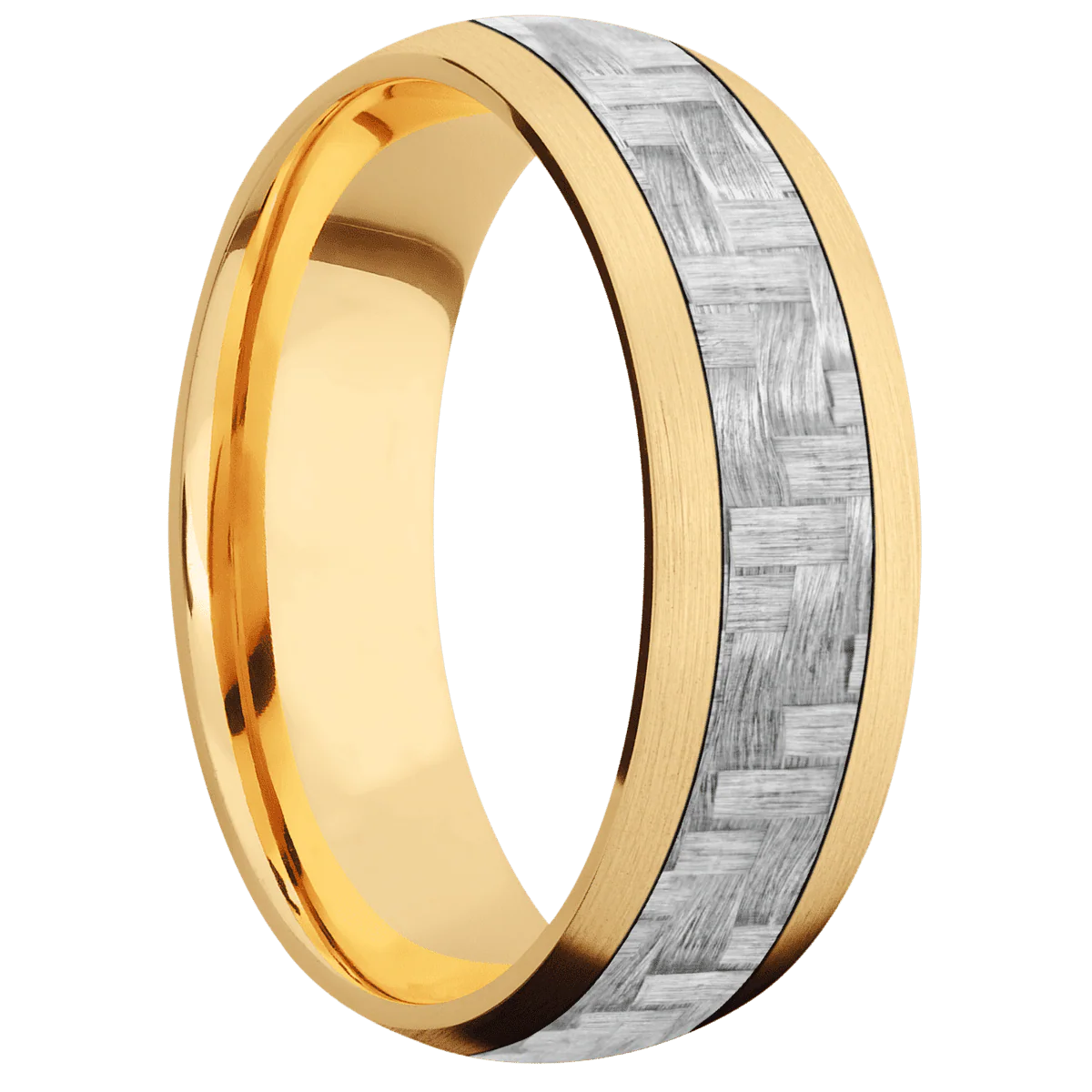 10K Yellow Gold + Satin Finish