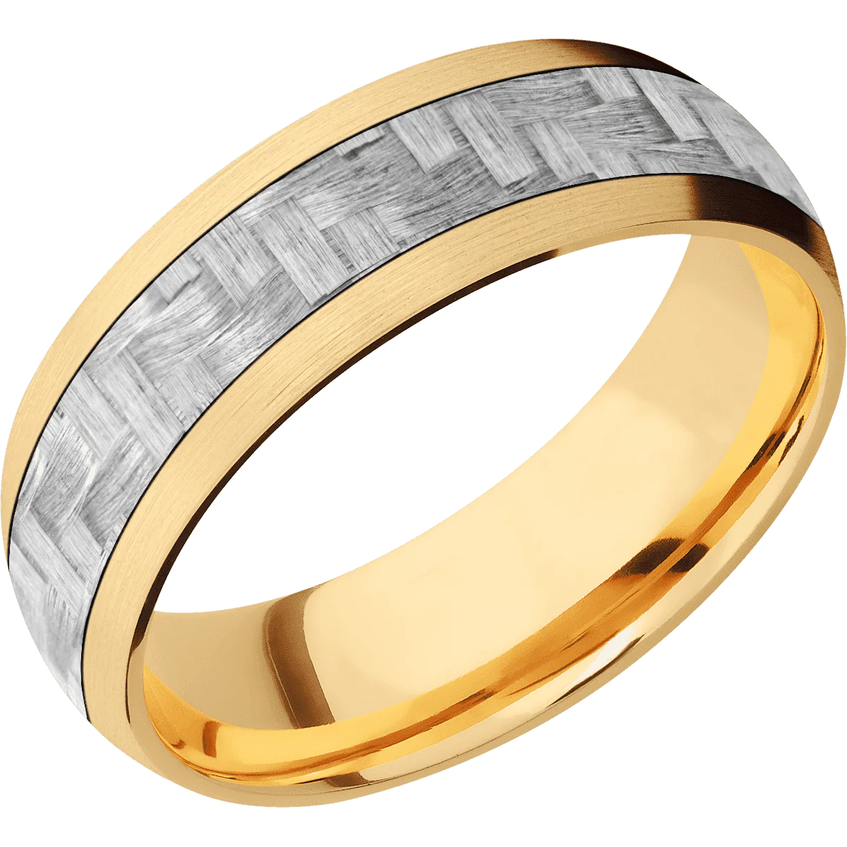 10K Yellow Gold + Satin Finish - Image 2