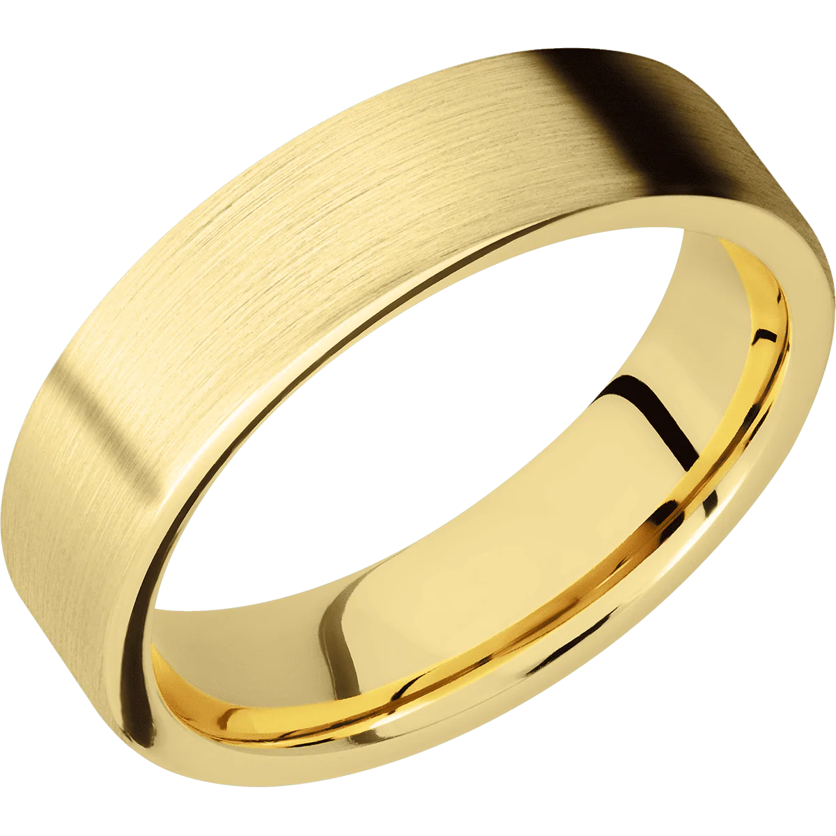10K Yellow Gold + Satin Finish - Image 2