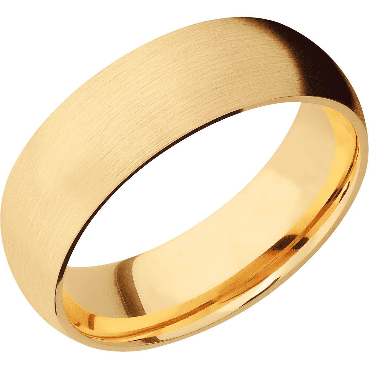 10K Yellow Gold + Satin Finish - Image 2