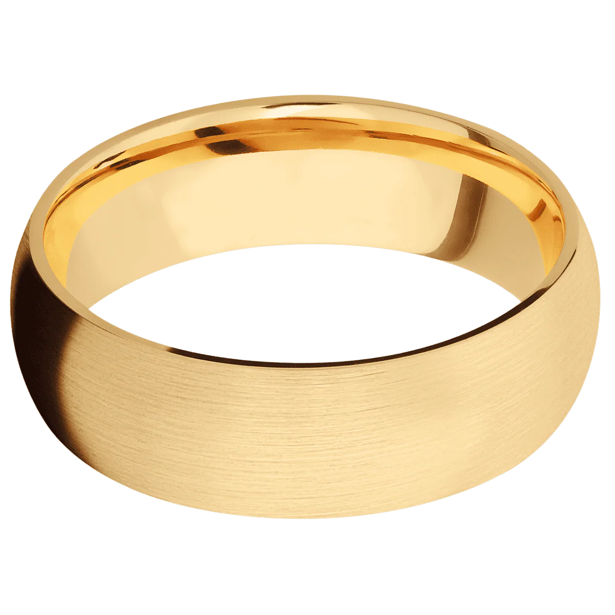 10K Yellow Gold + Satin Finish - Image 3