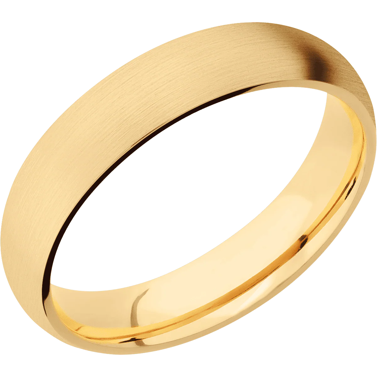 10K Yellow Gold + Satin Finish - Image 2