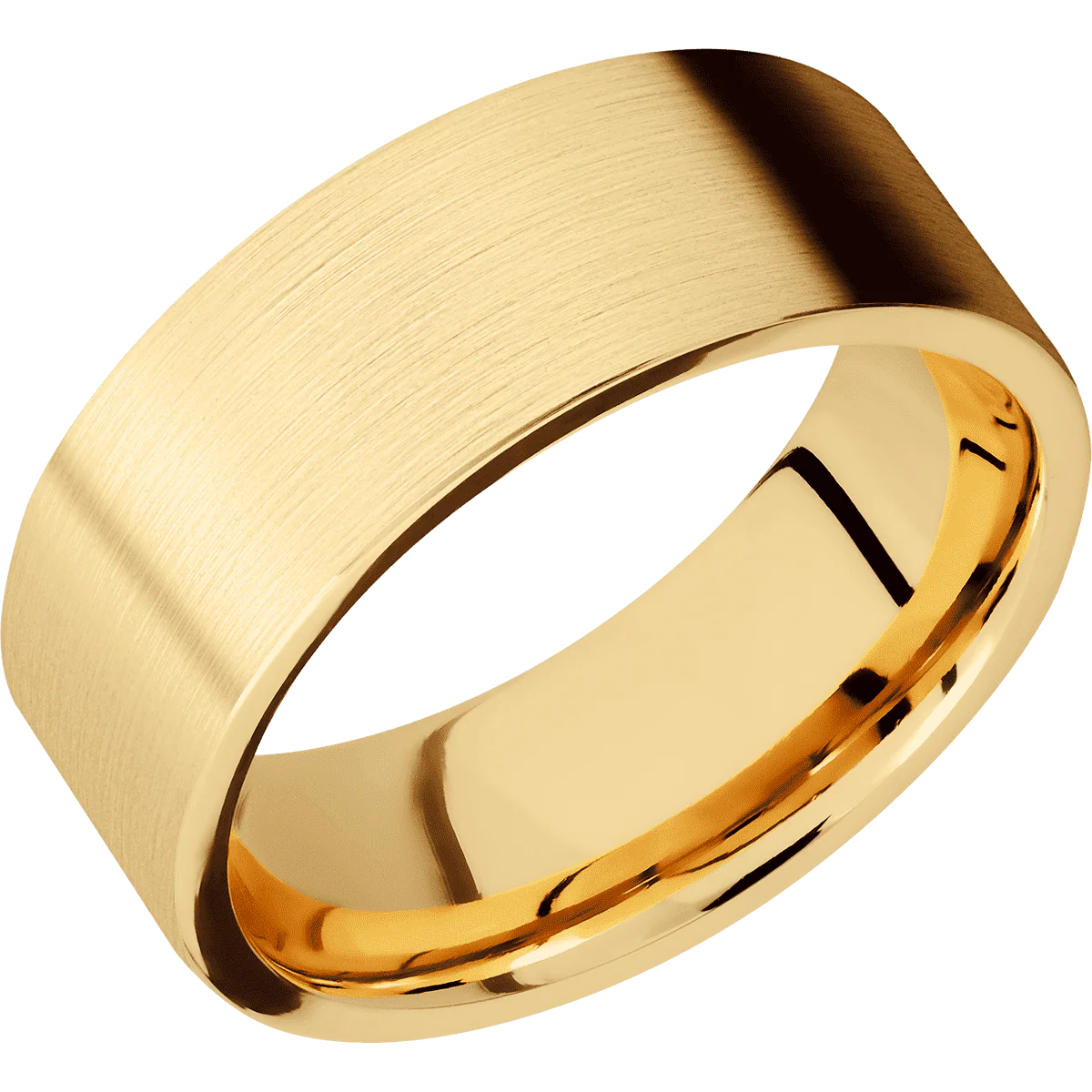 10K Yellow Gold + Satin Finish - Image 2
