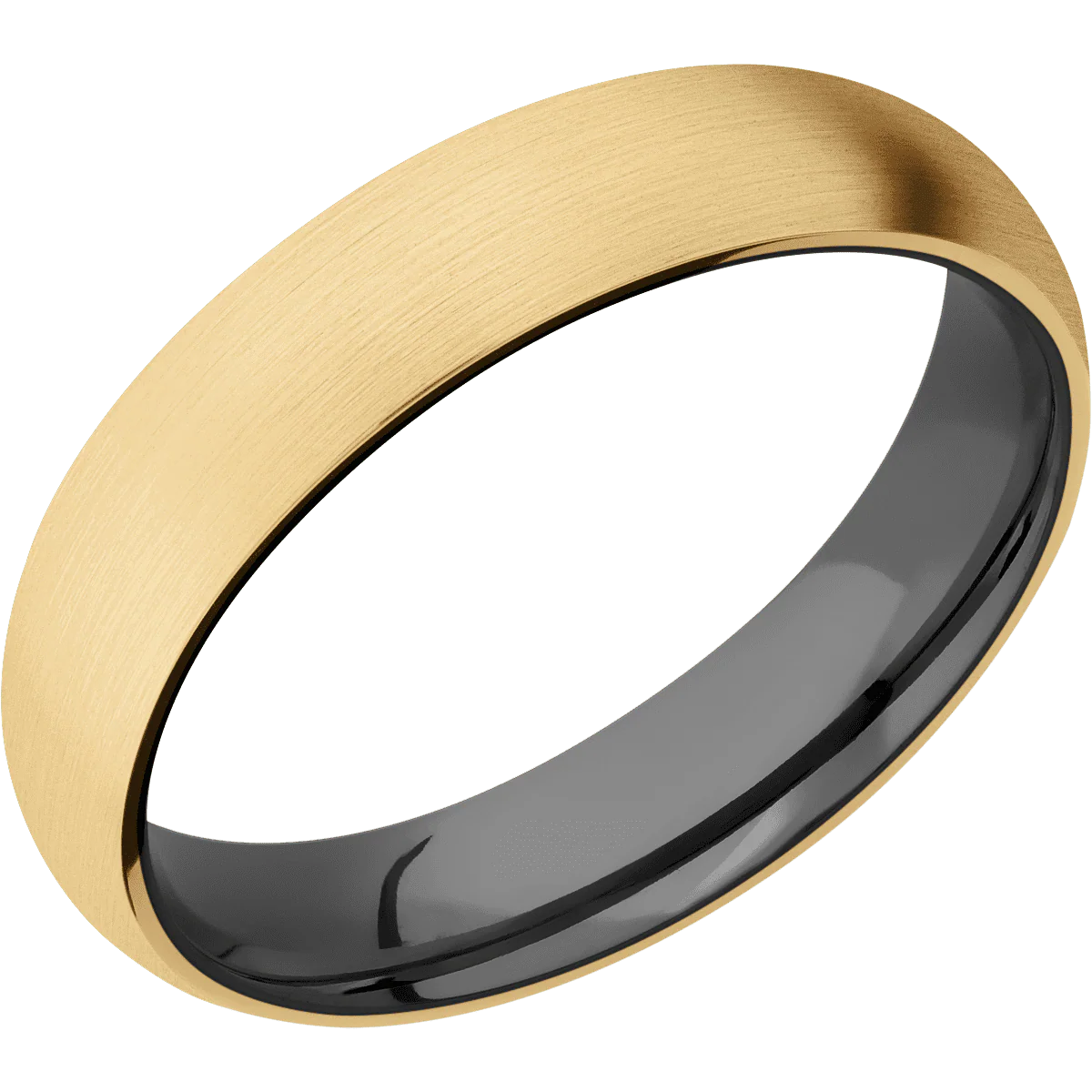 10K Yellow Gold + Satin Finish + Zirconium - Image 2