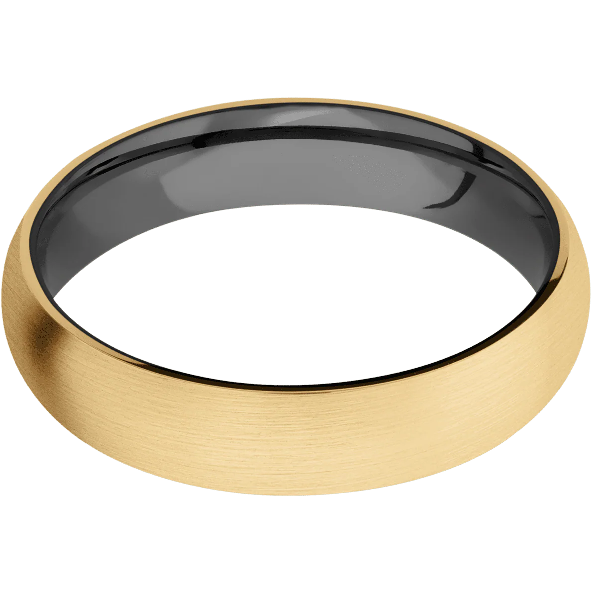 10K Yellow Gold + Satin Finish + Zirconium - Image 3