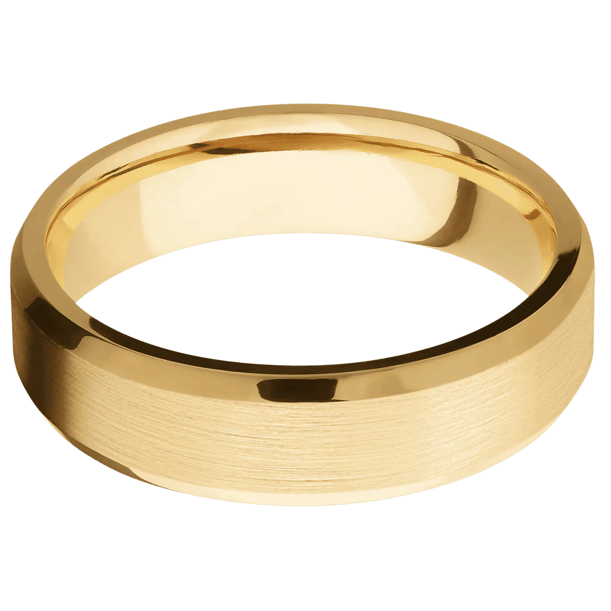 10K Yellow Gold + Satin , Polish Finish - Image 3