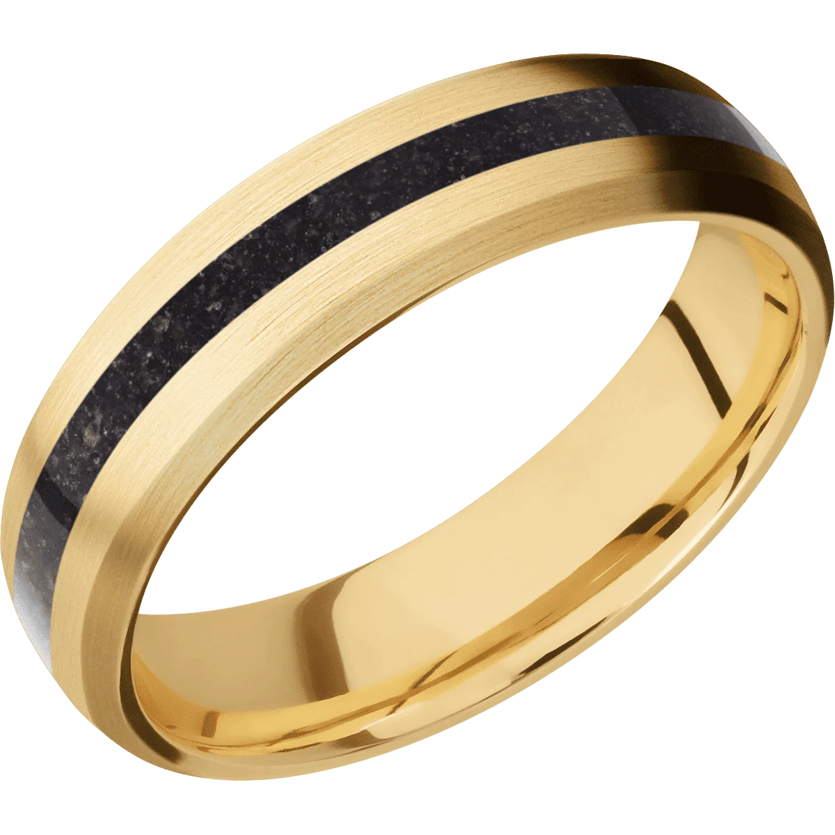 10K Yellow Gold + Satin , Satin Finish - Image 2