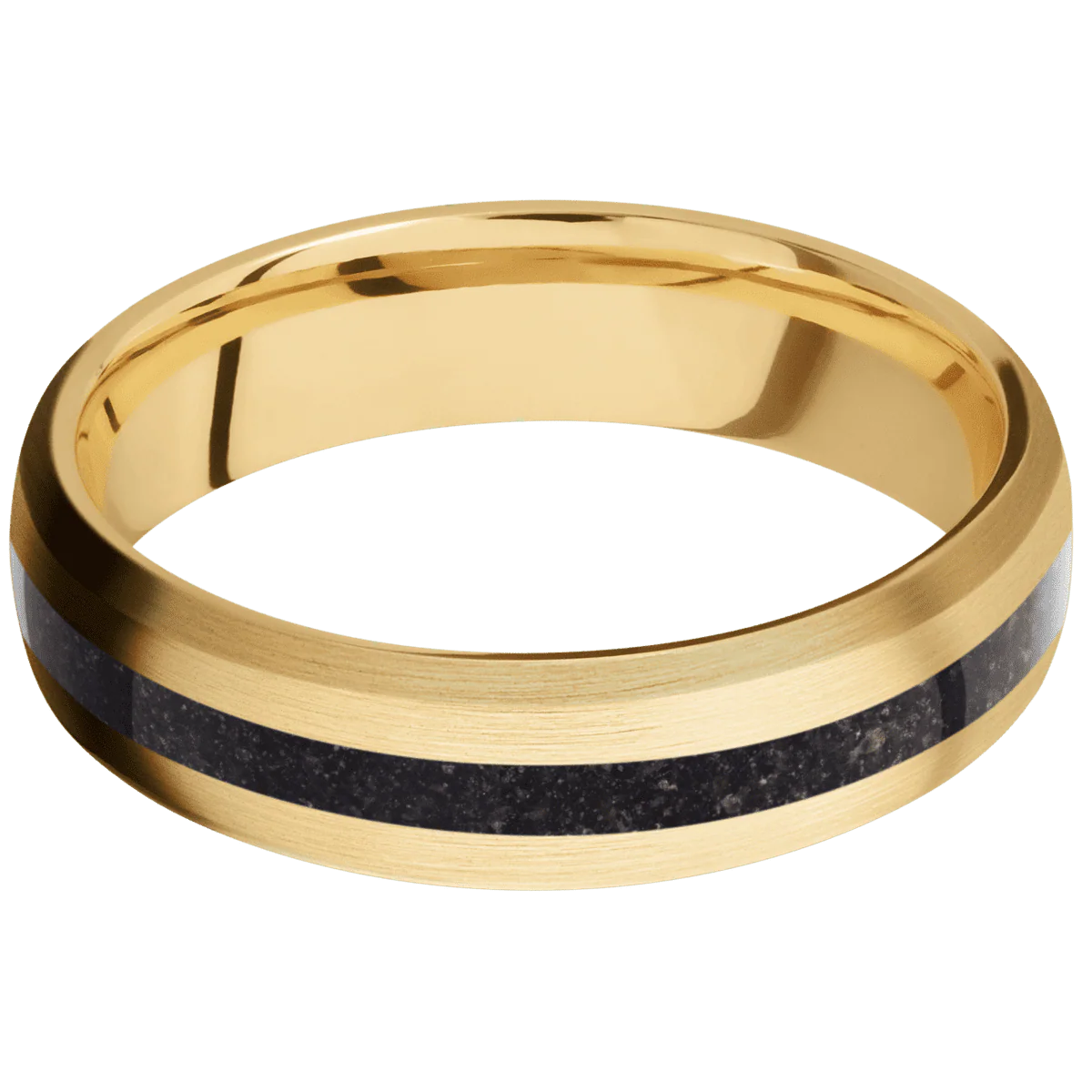10K Yellow Gold + Satin , Satin Finish - Image 3