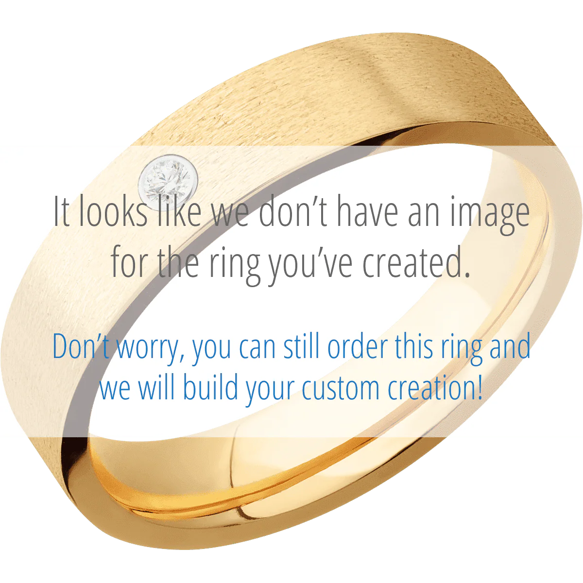 10K Yellow Gold + Stone Finish - Image 2