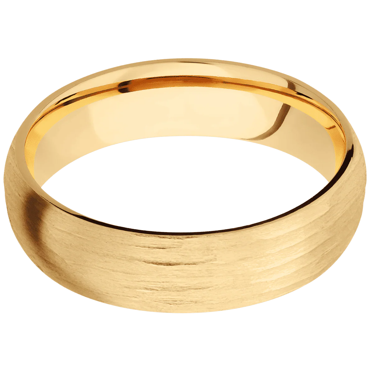 10K Yellow Gold + Treebarkh Finish - Image 3