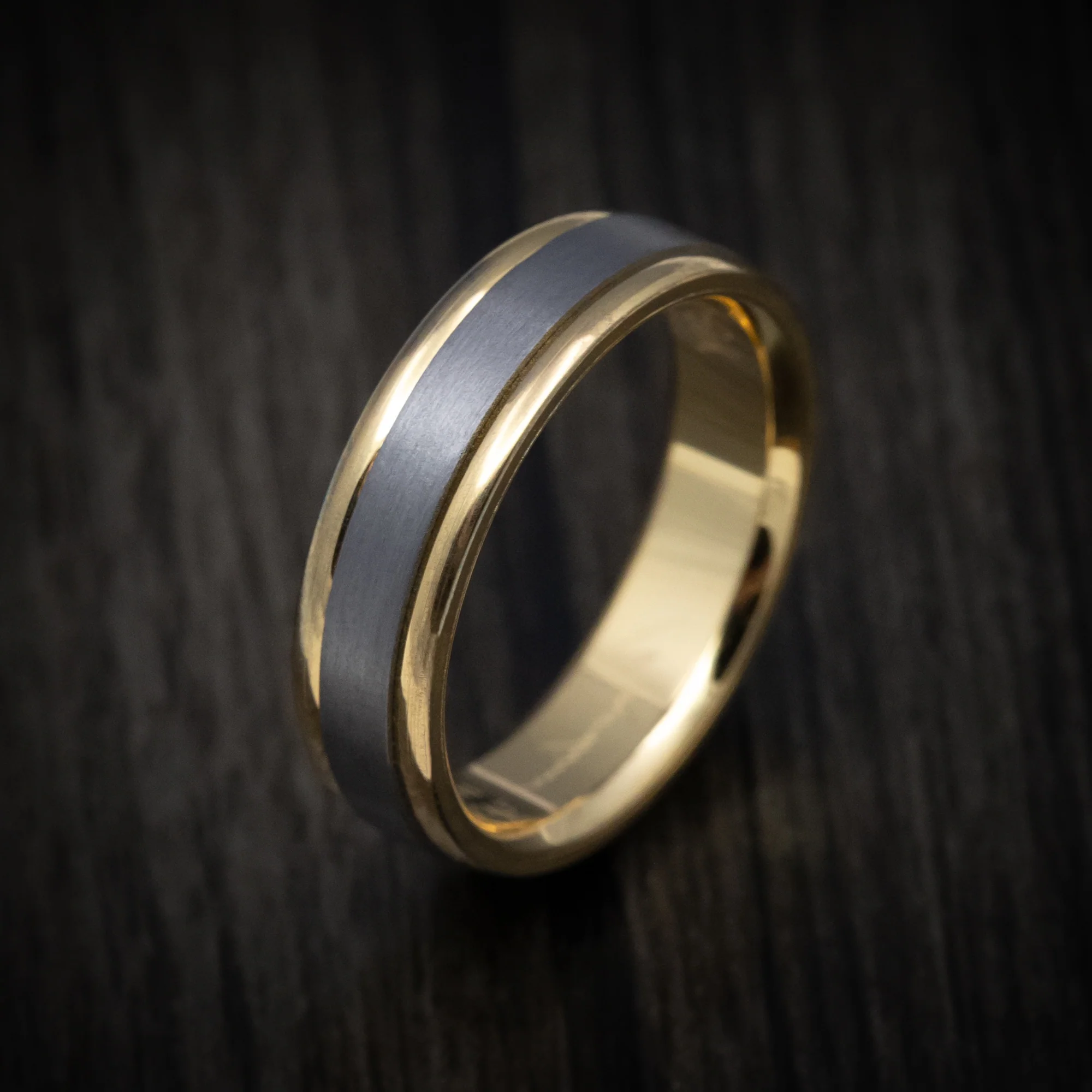 14K Gold and Tantalum Men's Ring - Image 3
