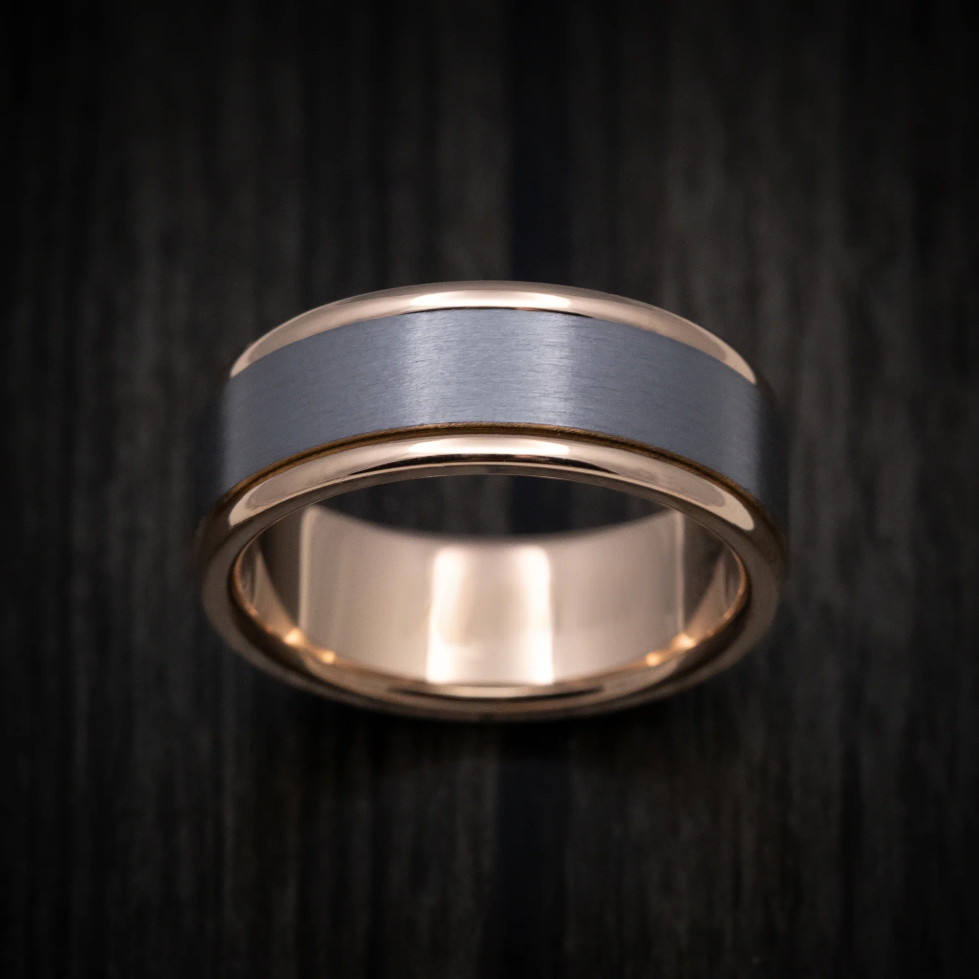 14K Gold and Tantalum Men's Ring - Image 2