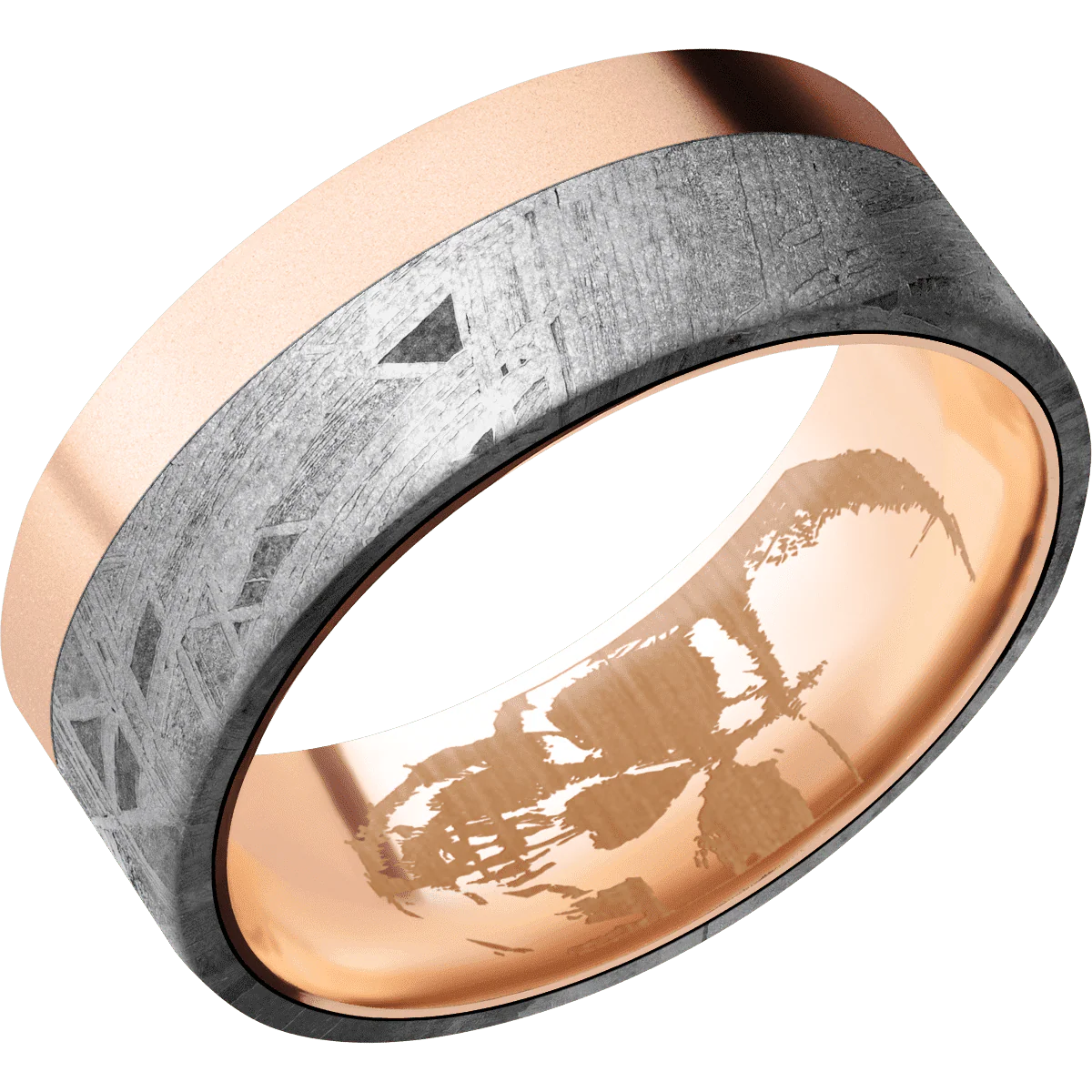 14K Rose Gold + Bead Finish - Image 2
