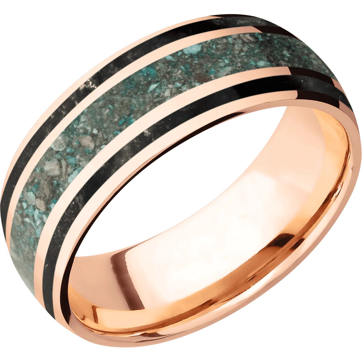 14K Rose Gold + Polish Finish - Image 2