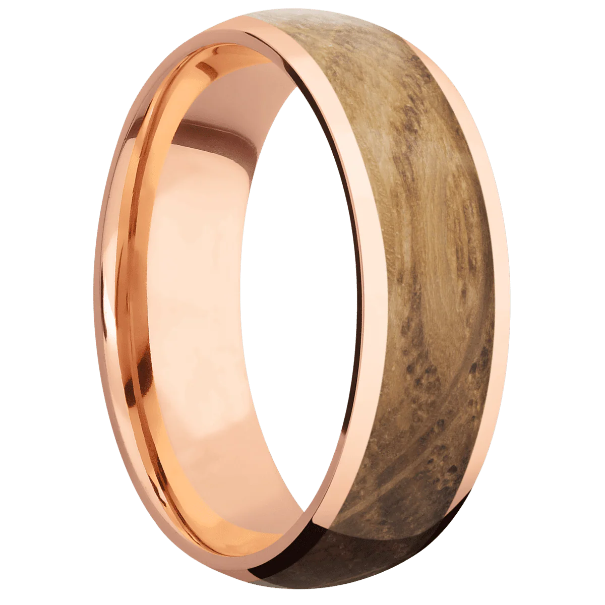 14K Rose Gold + Polish Finish