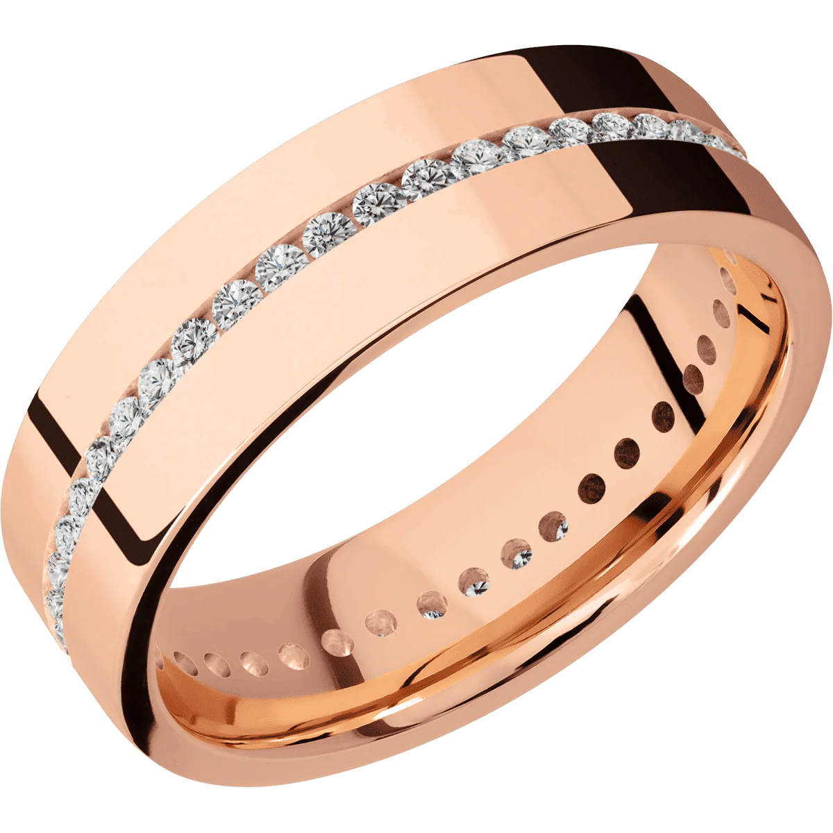 14K Rose Gold + Polish Finish - Image 2