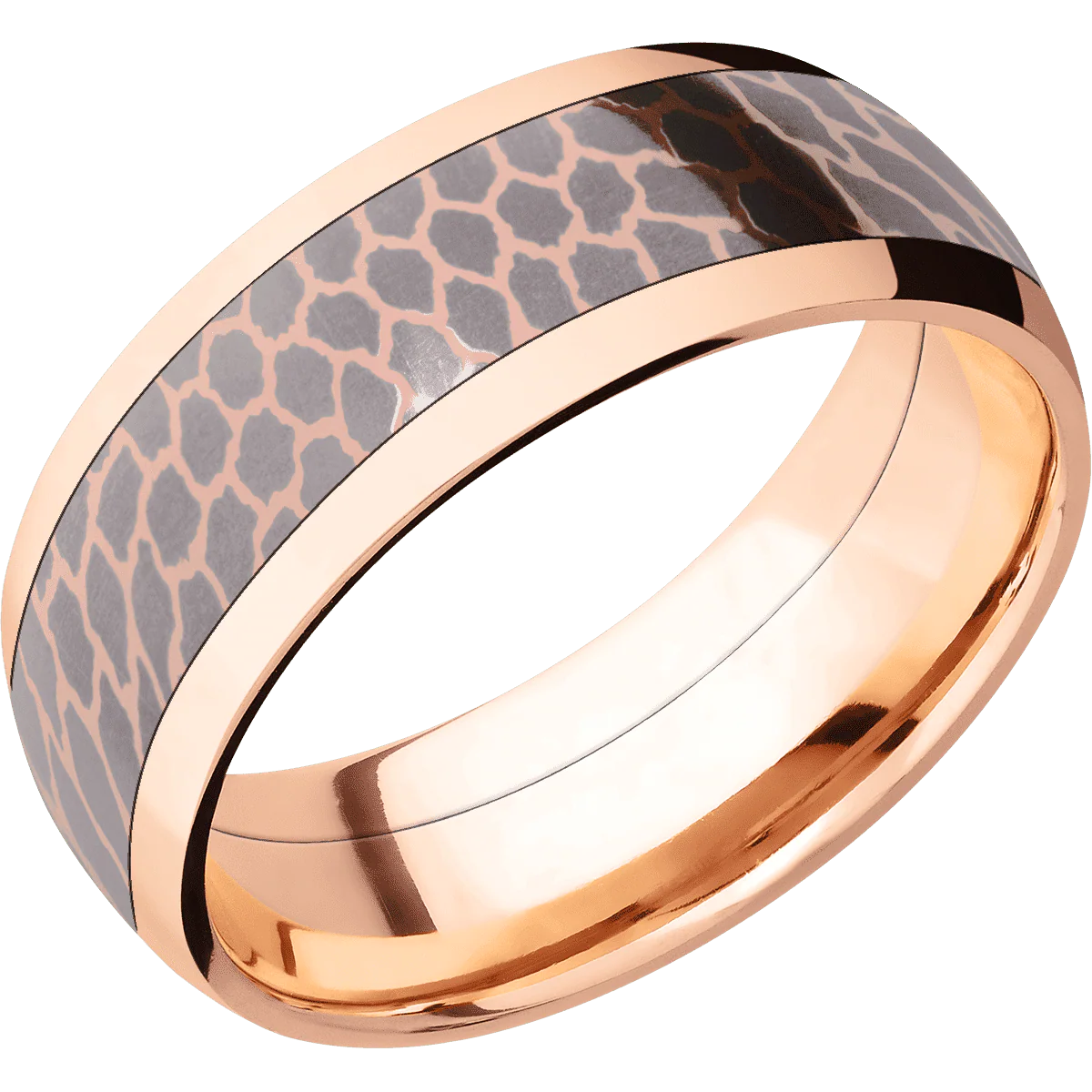14K Rose Gold + Polish Finish - Image 2