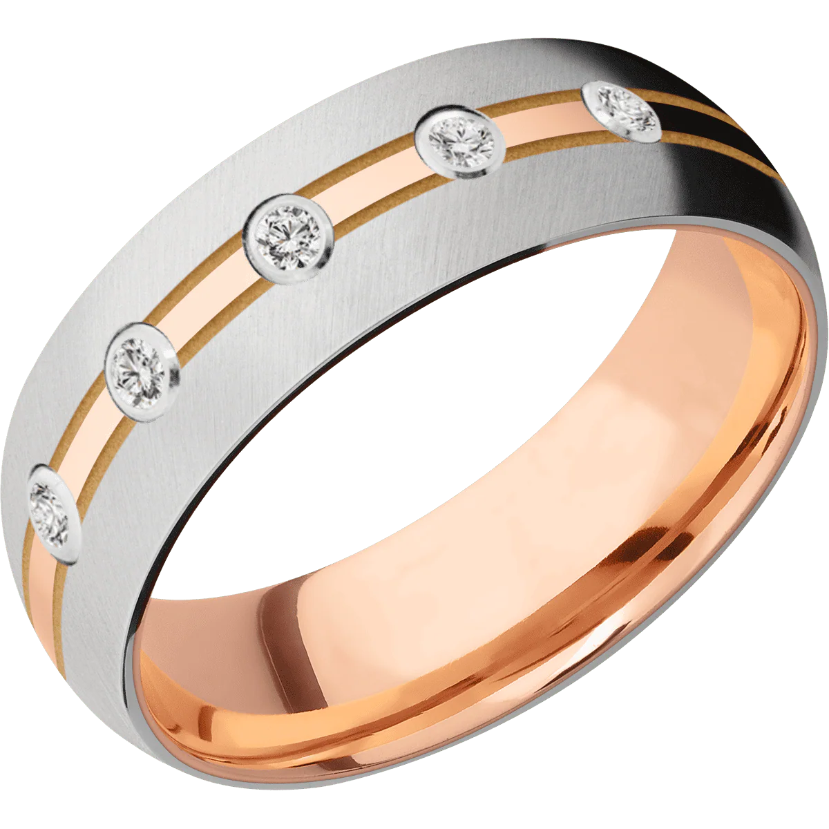 14K Rose Gold + Polish Finish - Image 2