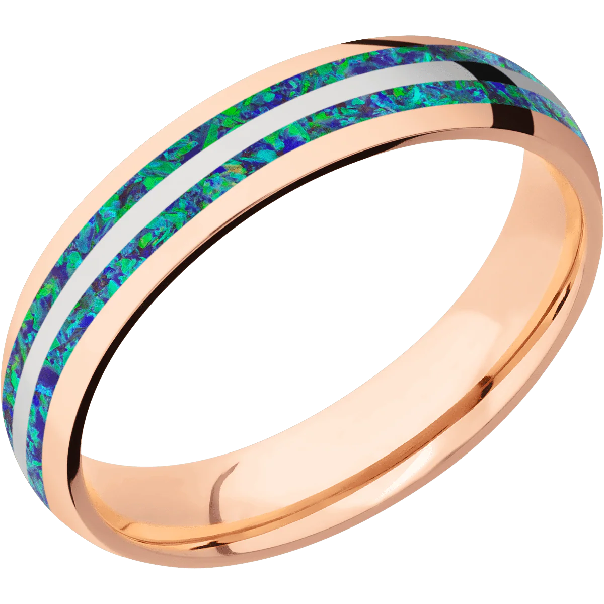 14K Rose Gold + Polish Finish - Image 2