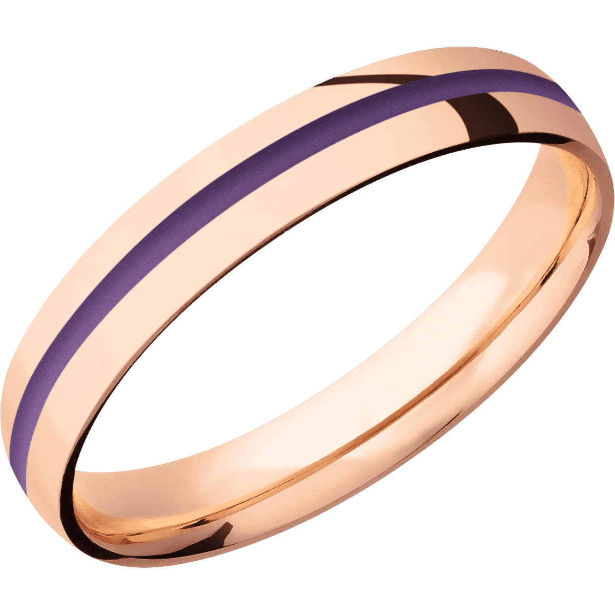 14K Rose Gold + Polish Finish - Image 2