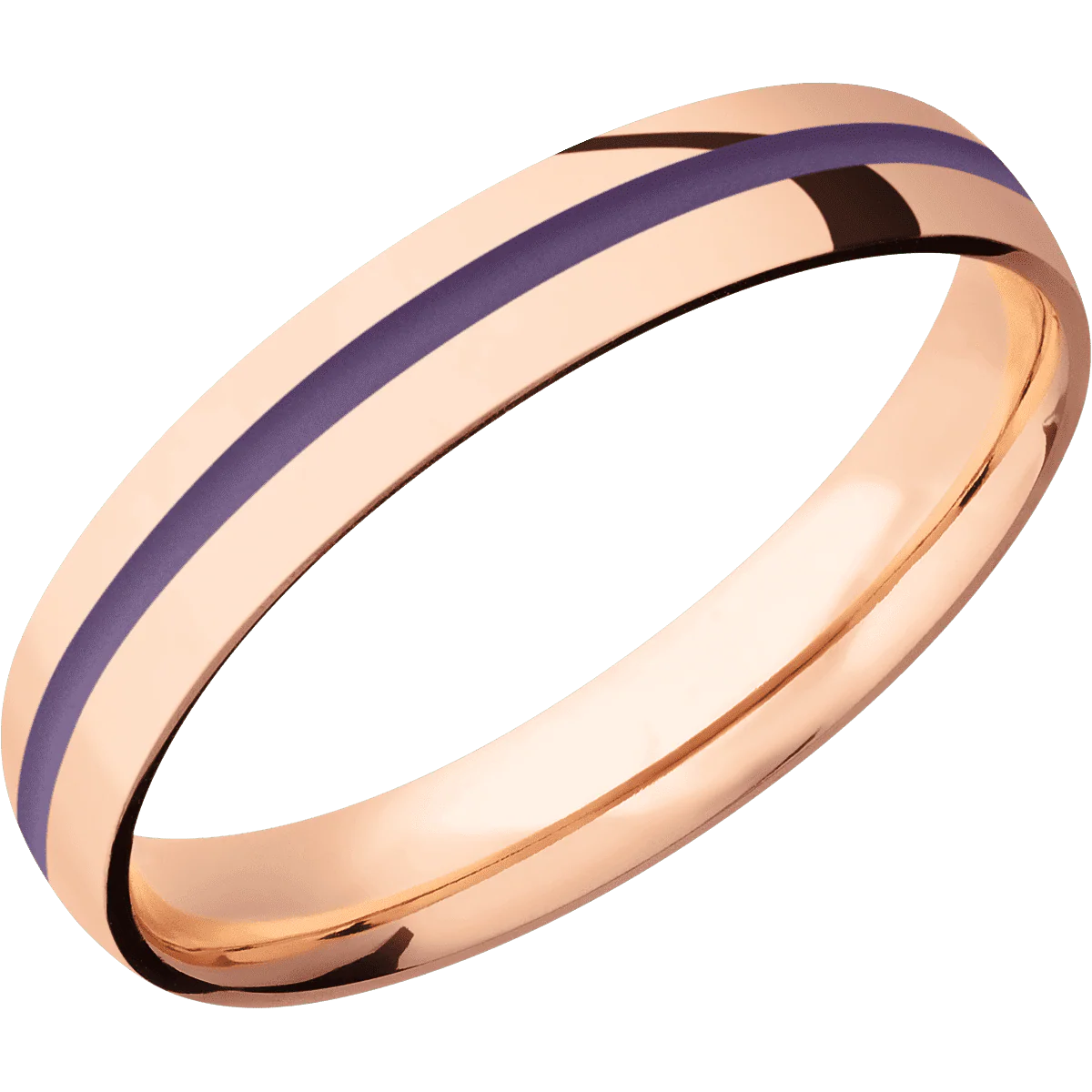14K Rose Gold + Polish Finish - Image 2