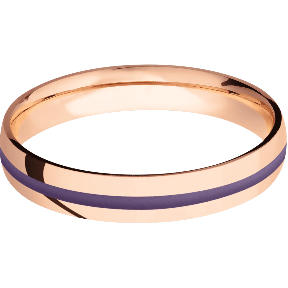 14K Rose Gold + Polish Finish - Image 3