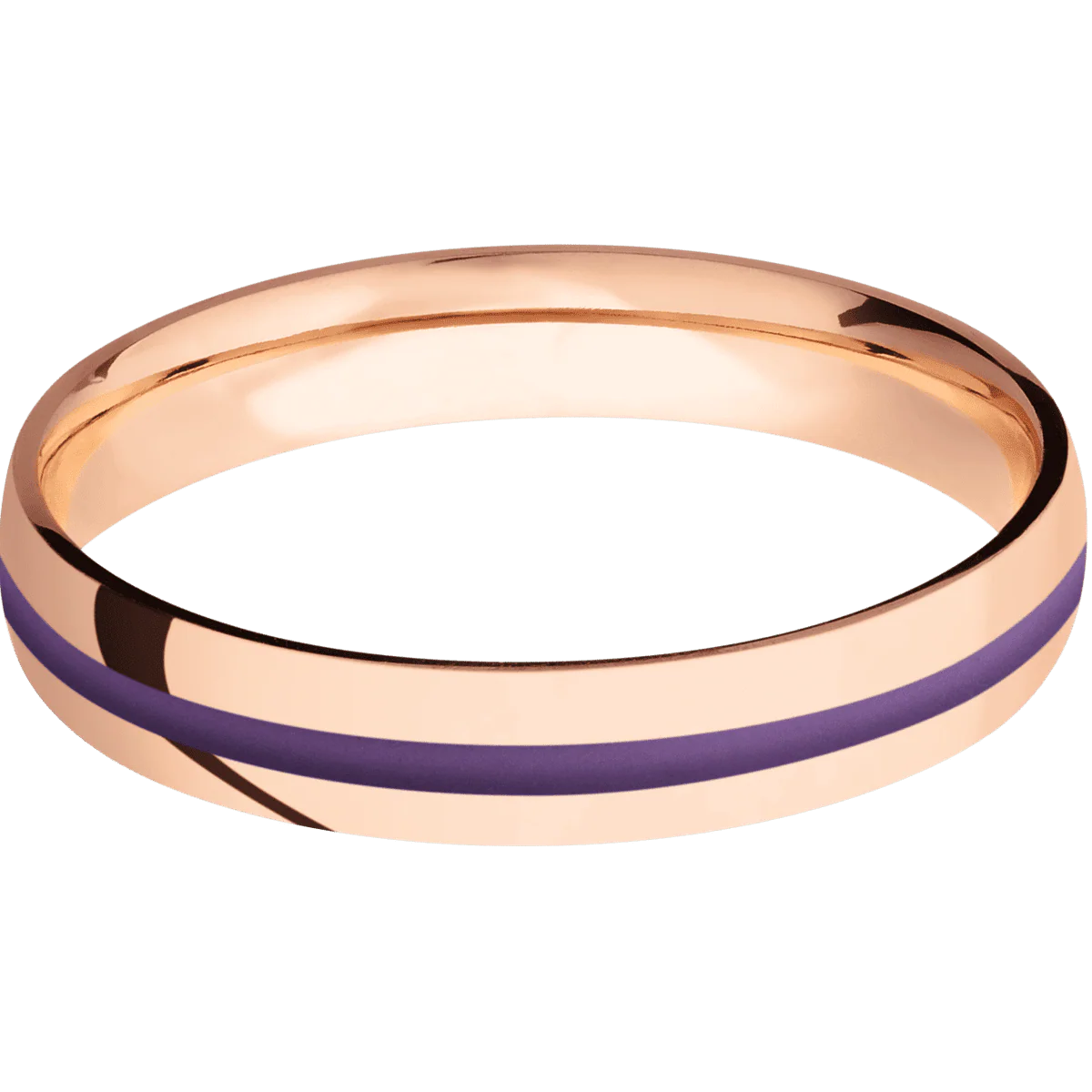 14K Rose Gold + Polish Finish - Image 3