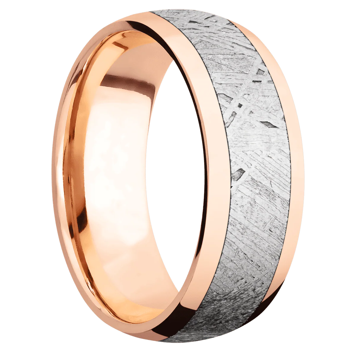 14K Rose Gold + Polish Finish