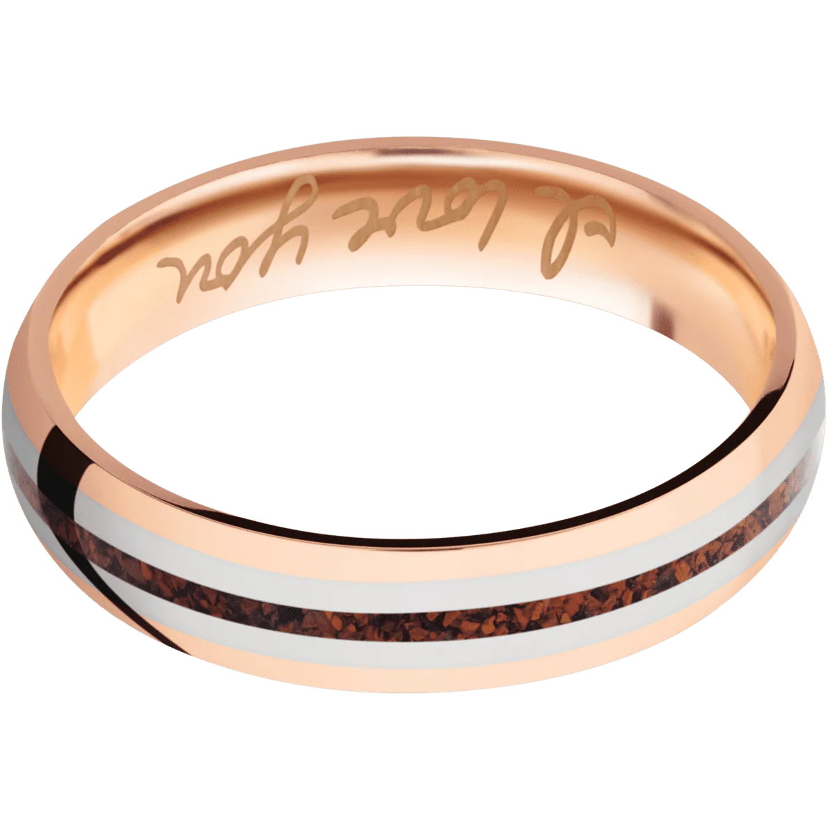 14K Rose Gold + Polish Finish - Image 3