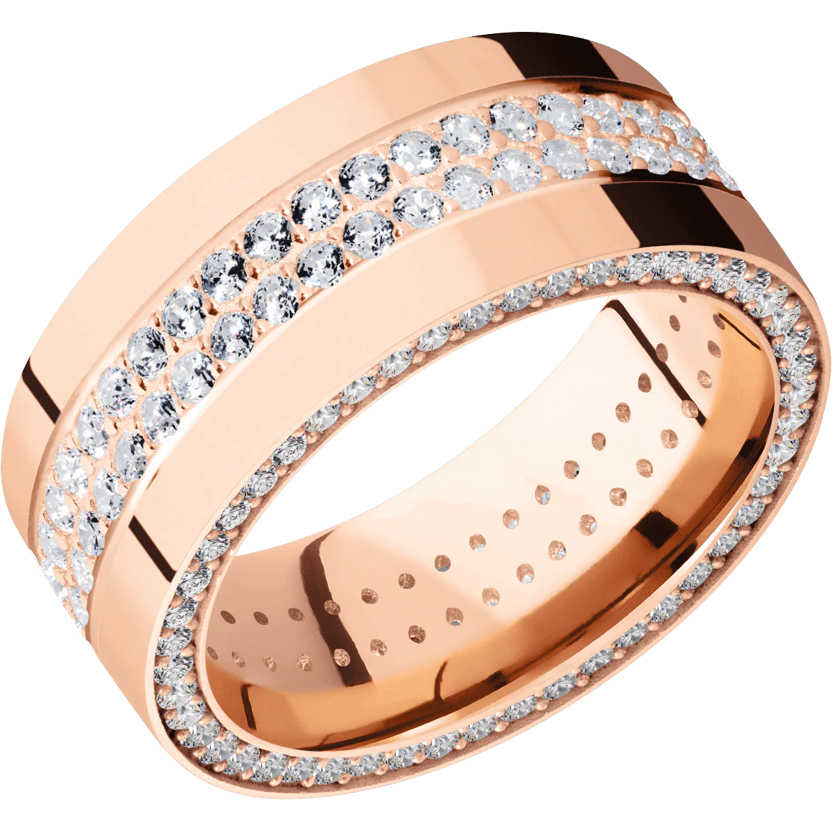 14K Rose Gold + Polish Finish - Image 2