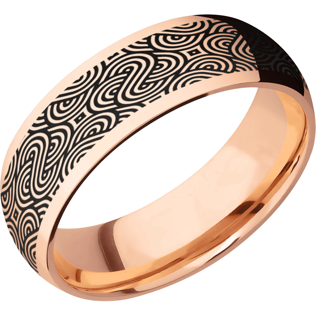 14K Rose Gold + Polish Finish - Image 2