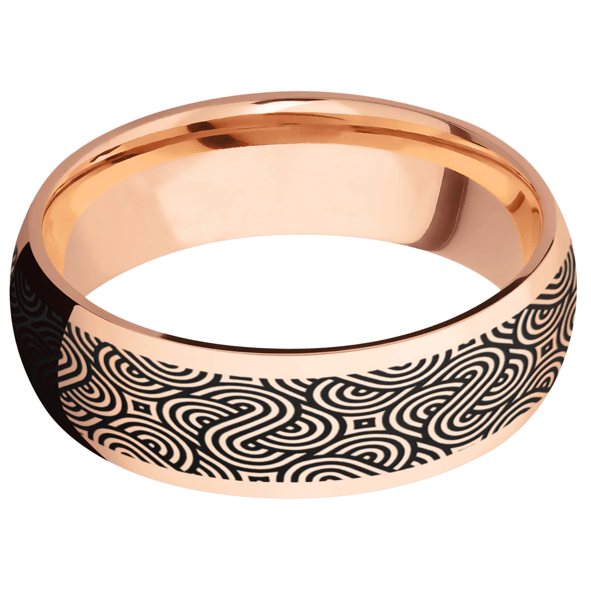 14K Rose Gold + Polish Finish - Image 3