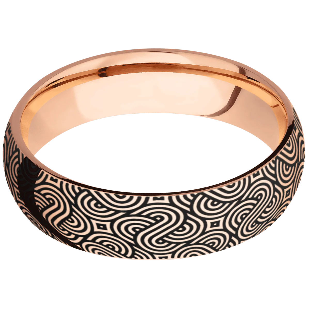 14K Rose Gold + Polish Finish - Image 3