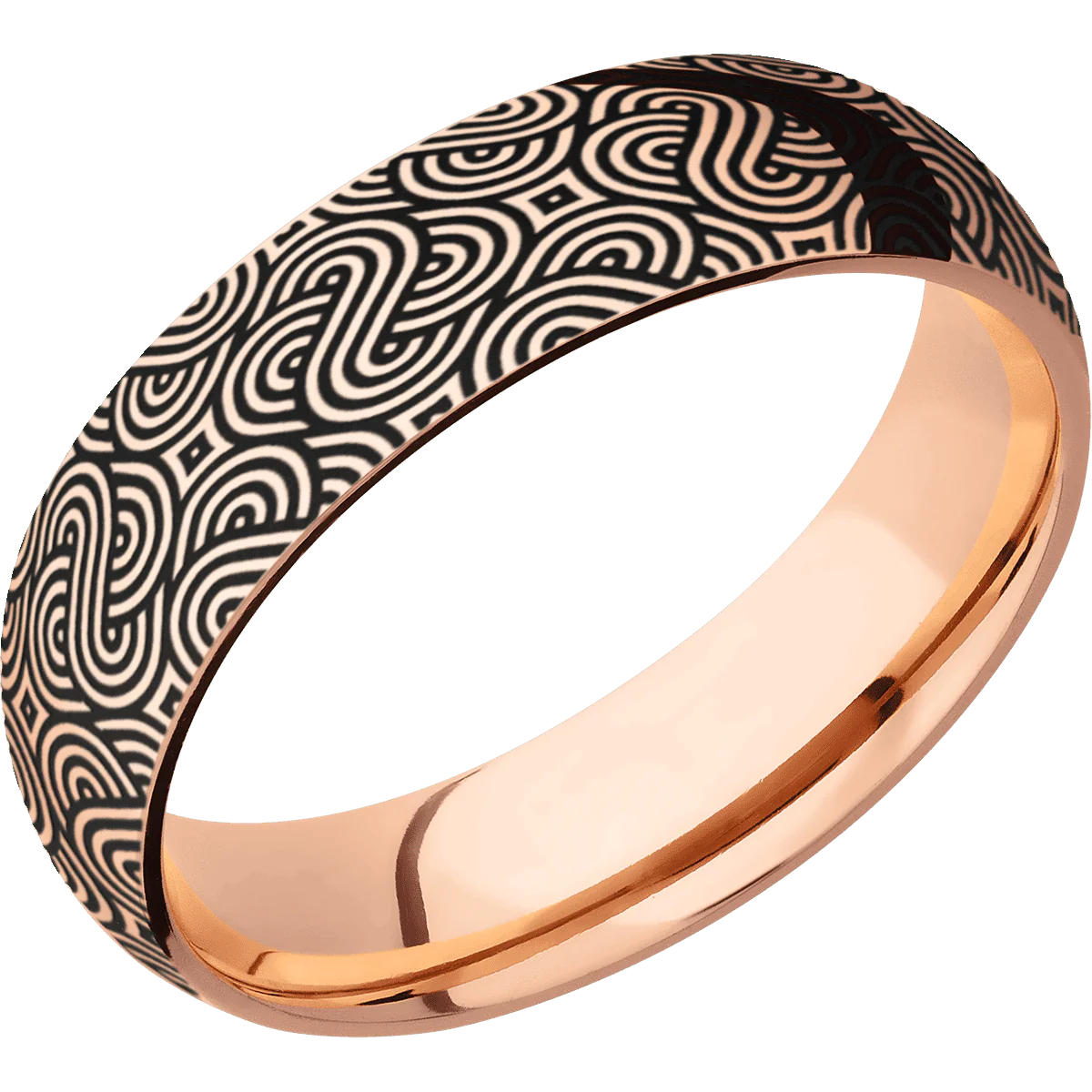 14K Rose Gold + Polish Finish - Image 2