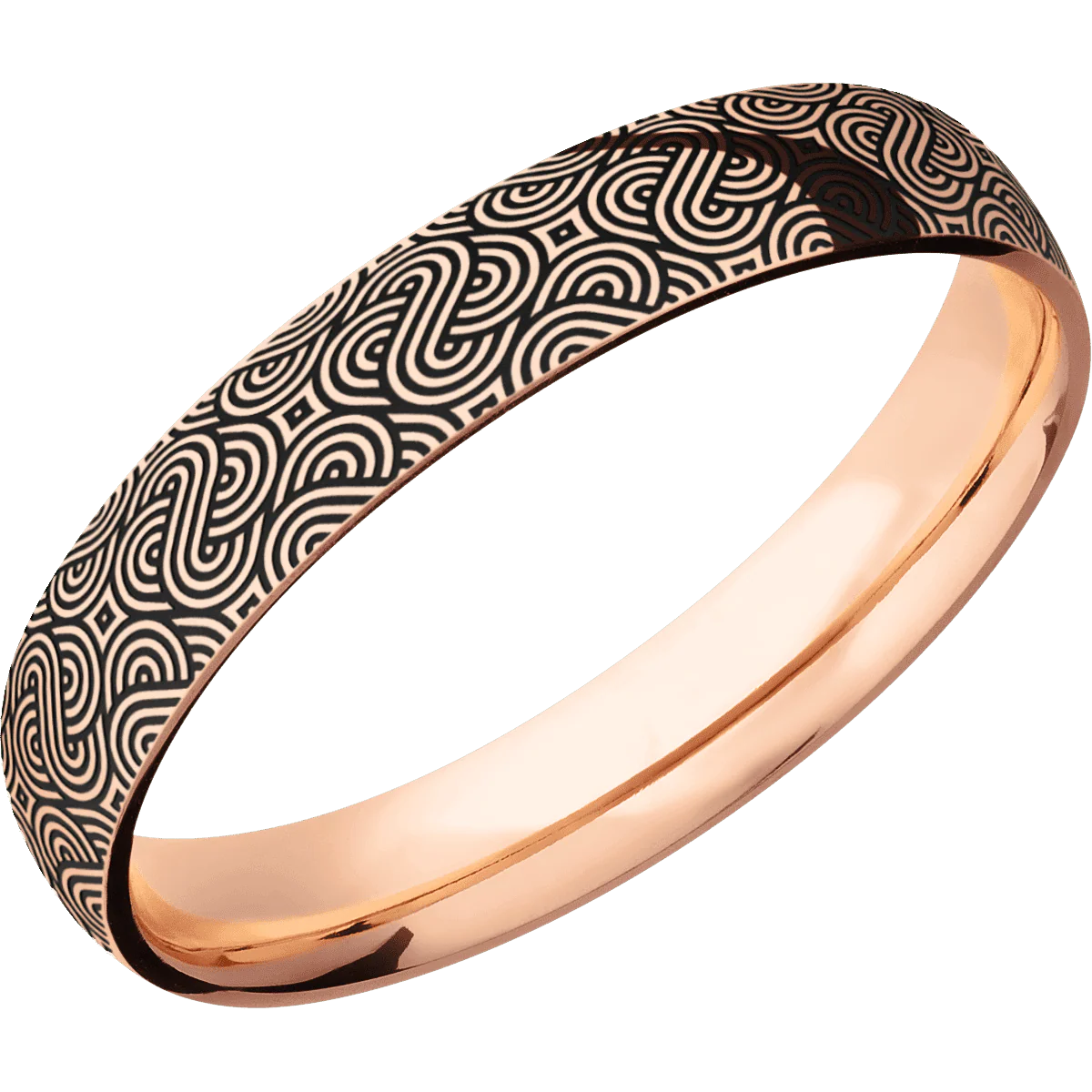 14K Rose Gold + Polish Finish - Image 2