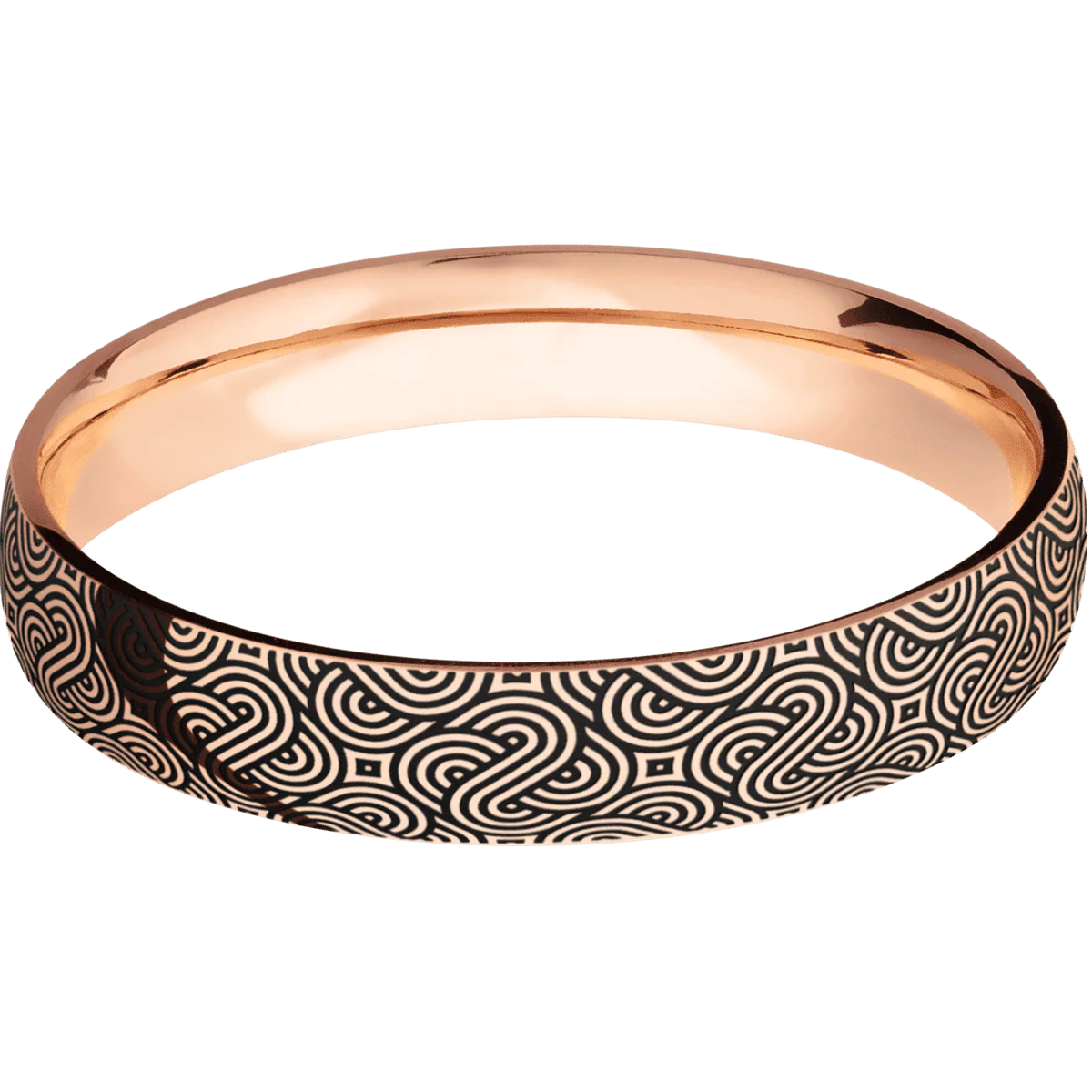 14K Rose Gold + Polish Finish - Image 3