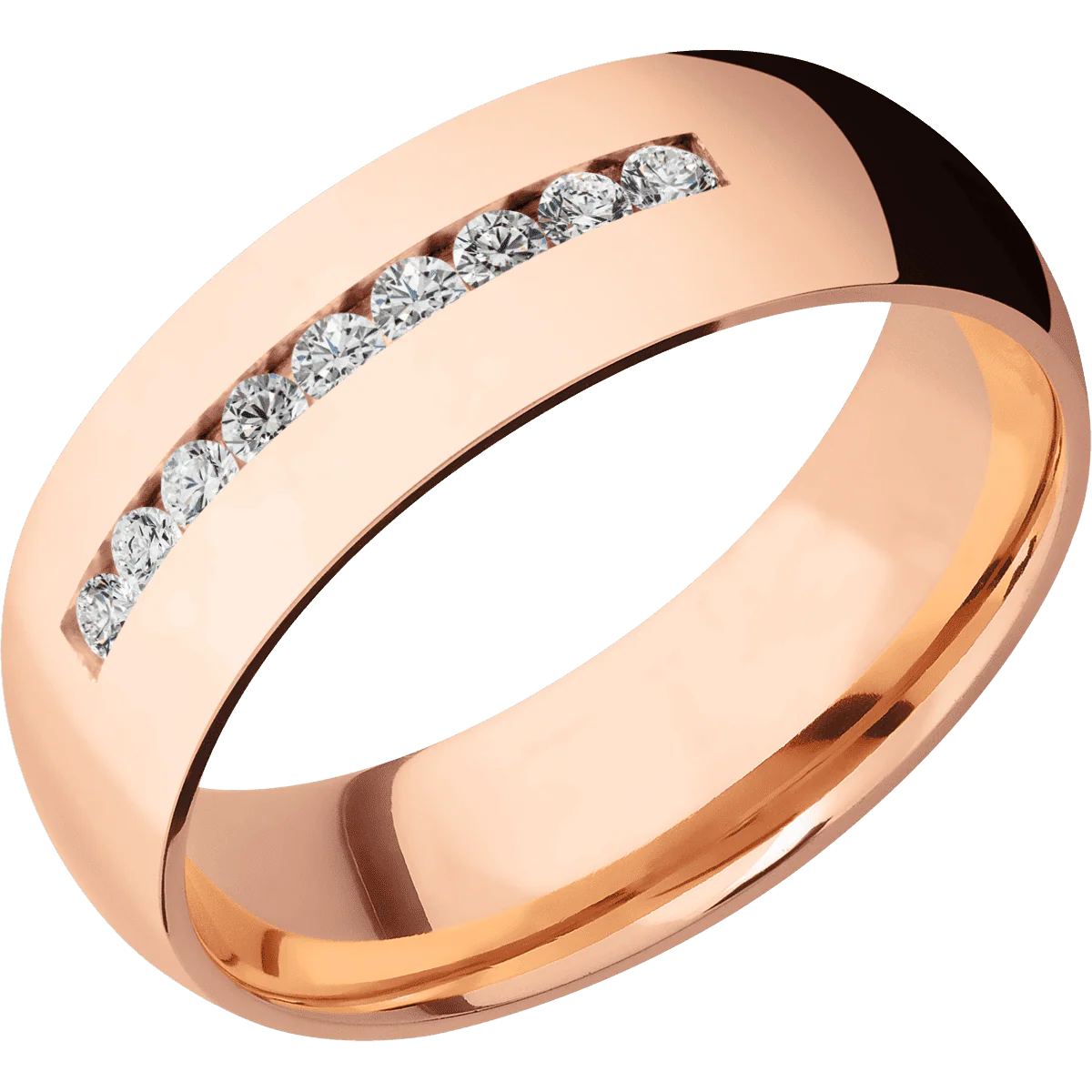 14K Rose Gold + Polish Finish - Image 2