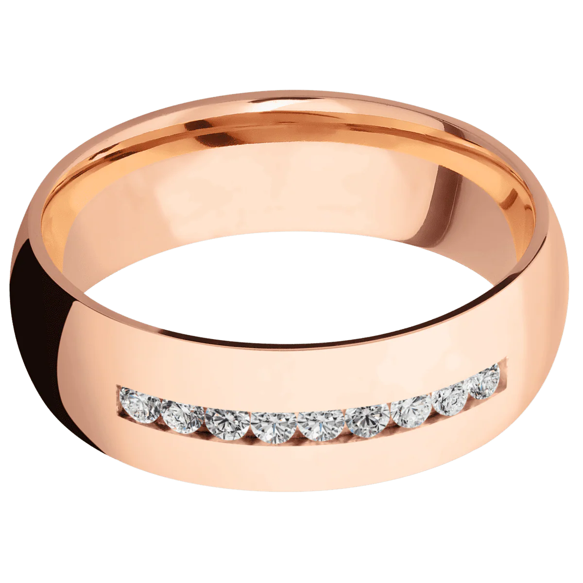 14K Rose Gold + Polish Finish - Image 3