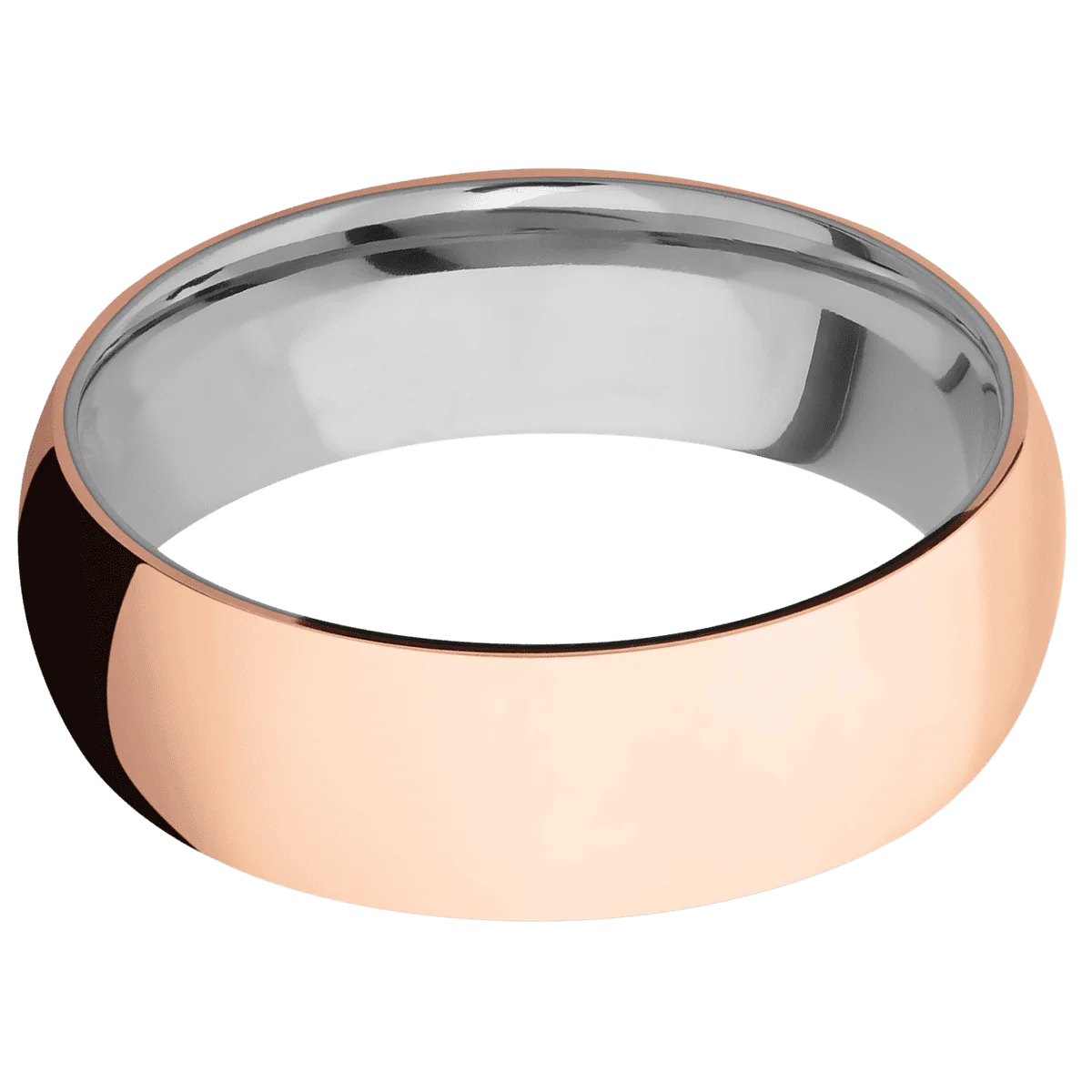 14K Rose Gold + Polish Finish + Titanium - Image 3